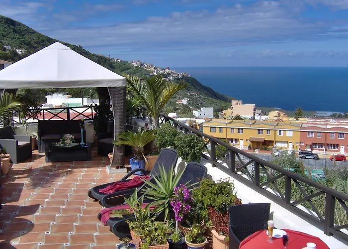 Mit Privatem Balkon Und Meerblick Im Rustikalen Stil * Icod De Los Vinos