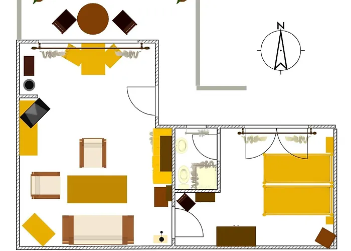 Mit Privatem Balkon Und Meerblick Im Rustikalen Stil Lägenhet Icod De Los Vinos